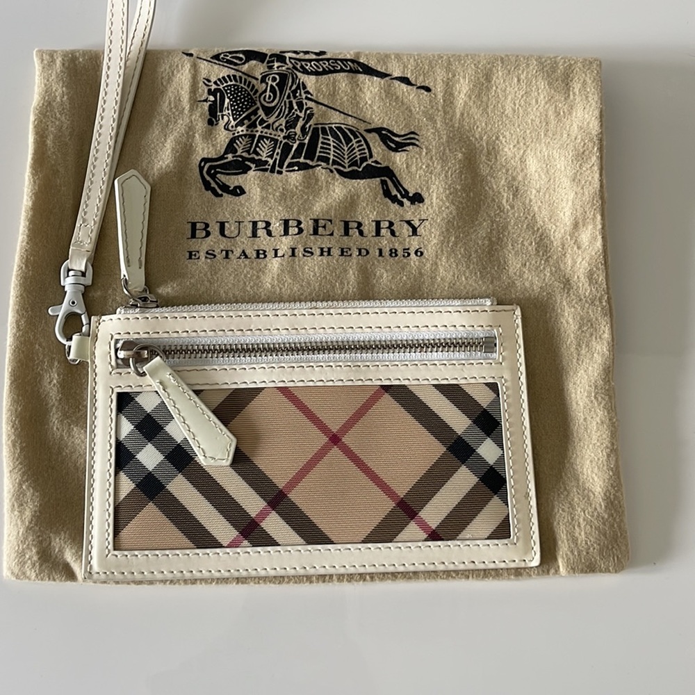 Authentic Burberry Wristlet Clutch. Gently Used